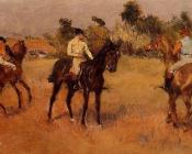 埃德加 德加 : Four Jockeys